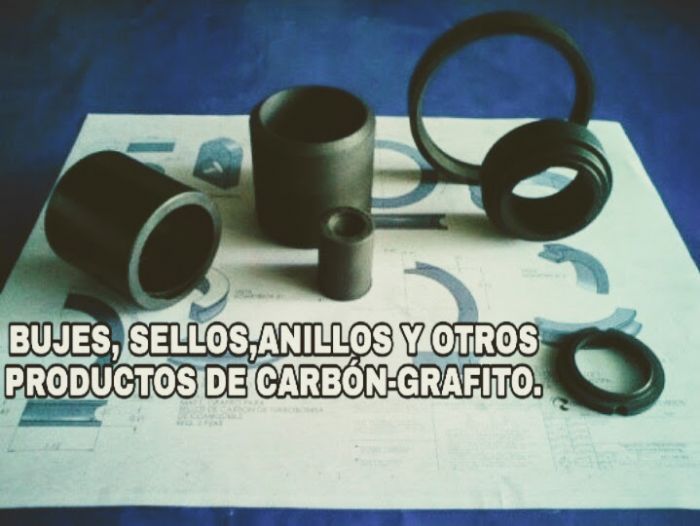 Sellos y bujes de carbón